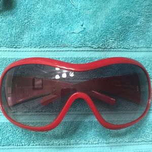 Red Dolce &Gabbana beaded sunglasses